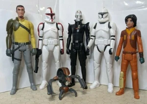 Star Wars 6 12" Figuren Bundle 2008-14 Hasbro C-3252B Storm Troopers Jarrus Ezra - Bild 1 von 12