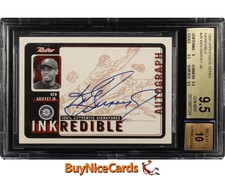 1999 Ken Griffey JR. Upper Deck Retro Inkredible SSP Auto #JR BGS 9.5 / 10 Gem