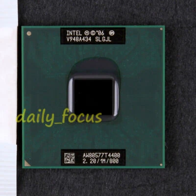For Intel Pentium T4400 SLGJL 2.2 GHz AW80577GG0491MA CPU Processor 800 MHz - Image 1 of 2