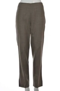 Gunex Womens Pants Size 8 Taupe Gray Dress Trousers Wool Career - Foto 1 di 4
