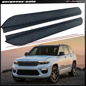 Fits for Jeep Grand Cherokee 2022-2024 Side Steps Pedal Running Board Nerf Bar - Picture 1 of 12