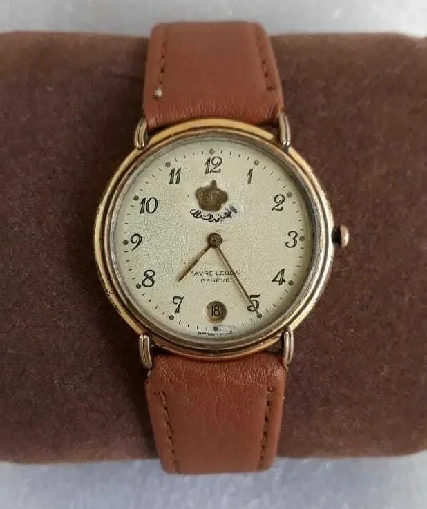 Favre Leuba King Hussein Jordan Special Edition Watch wristwatch men vintage - Image 1 of 4
