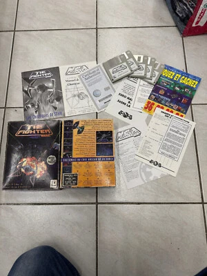 Rare jeu Big Box Star Wars Tie Fighter PC disquettes de 1994 en français - Photo 1/4