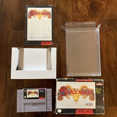 Shadowrun 任天堂 SNES 全新带盒 完整带盒 — 第 1/4 张图片
