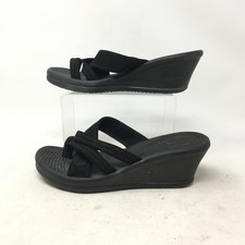 skechers high heel flip flops