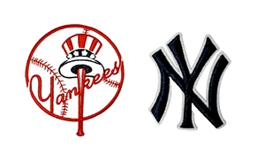 (2) LOT New York Yankees NY MLB Team Logo Embroidered 2.5in Iron / Sew-On Patch - Picture 1 of 5