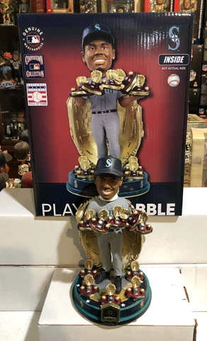 KEN GRIFFEY JR. Seattle Mariners 2022 FOCO EXCLUSIVE 10x Gold Glove Bobblehead Cover