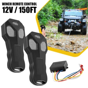 Wireless Winch Remote Control Kit 150ft Wireless Winch Remote Control Switch 12V - Picture 1 of 12