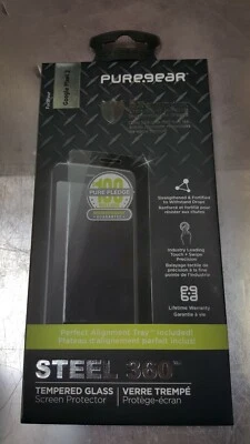 PureGear Steel 360 Series NEW Tempered Glass with Alignment Tray Google Pixel 2  - Image 1 of 3