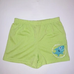 Wonder Kids Shorts Pajama Bottoms 18 Months Green Baby Shark - Picture 1 of 5