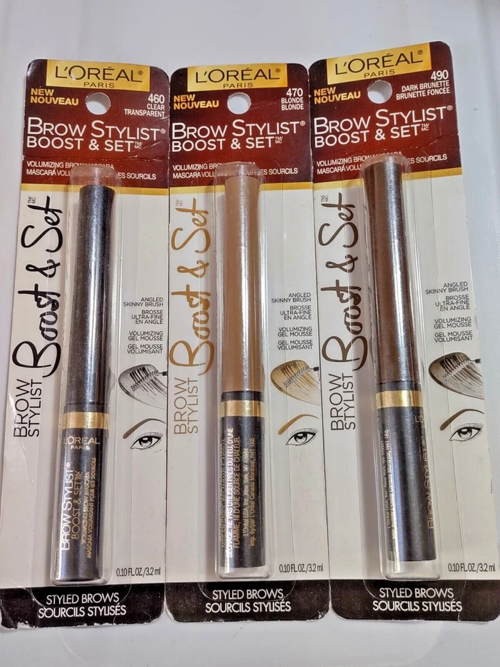 Loreal Brow Stylist Boost & Set Volumizing Brow Mascara Color Shade Choice NIP - Image 1 of 1