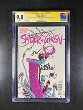 Spider-Gwen 1 CGC 9.8 Young Variant signed Skottie Young Latour Renzi Rodriguez