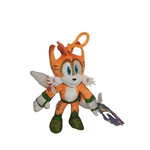 Oficial Sonic Prime Clip On Llavero Figuras de Peluche 15cm 6" SEGA Netflix Artículo B - Imagen 1 de 2