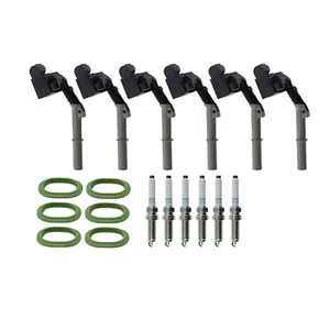 Bosch OEM Ignition Tune-Up 6 Spark Plug Coil Kit For C207 W212 W166 E350 3.5 V6 - Picture 1 of 1