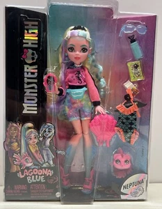 Monster High LAGOONA BLUE G3 Signature Reboot Doll & Pet Neptuna NEW - Picture 1 of 4