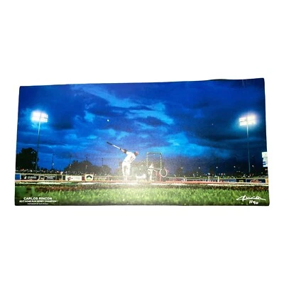 FOTO - Carlos Rincón Mets Dodgers (2017) Home Run Derby ganador 12x6 Foto 1 de 3