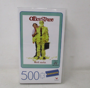 Office Space Movie 500-Piece Puzzle in Plastic Retro Blockbuster VHS Video Case