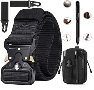 Set P-1 taktischer Gürtel, Tasche, 2 Molle-Halterungen und 8-in-1-Multitool-Stif - Bild 1 von 9