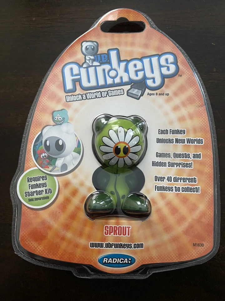 Radica Sprout Funkeys Game Unlock a World of Games and Quests