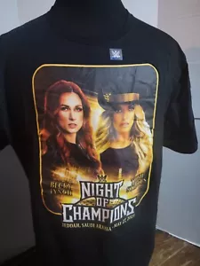 MAGLIA EVENTO BECKY LYNCH/TRISH STRATUS NIGHT OF CHAMPIONS NUOVA XXL WWE/AEW - Foto 1 di 5