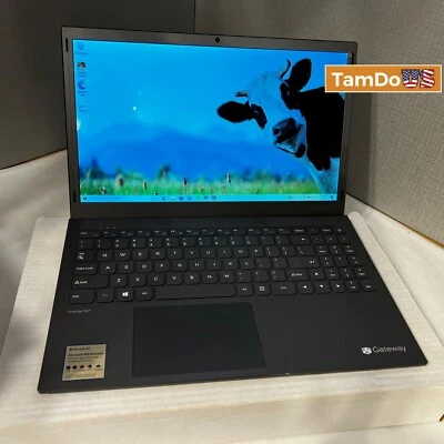 Gateway Ultra Slim Notebook, 15.6-in FHD,Pentium Silver N5030,4GB,128GB,Charcoal - Image 1 of 4