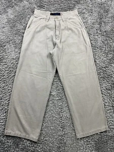 Vintage Anker blau riesige Chino weites Bein Baggy Y2K Hose 30x30 - Bild 1 von 12
