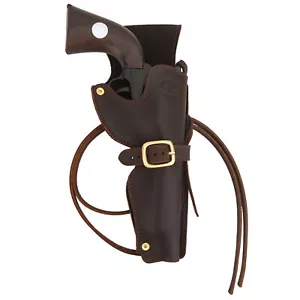 Fondina revolver in pelle ambidestra western cowboy fondina per revolver - Foto 1 di 40