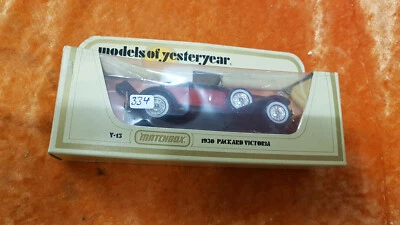 MM - Matchbox Models of Yesteryear Y-13 1930 Packard Victoria OVP #334 - Bild 1 von 2