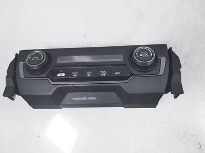 2017-2018 Honda Civic Temperature Ac Heater Climate Control 79600-Tgg-A11za - Image 1 of 4