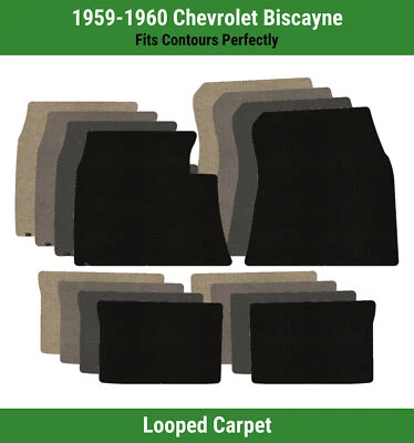 Alfombrillas Lloyd Classic Loop fila delantera y trasera para Chevrolet Biscayne '59-60  Foto 1 de 4