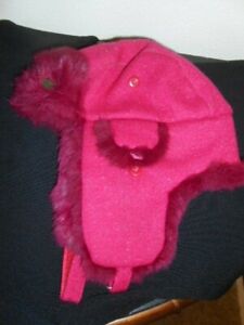 CHAOS Women's Wool Blend Aviator/Trapper Hat Pinks SIZE SMALL FREE SHIPPING!