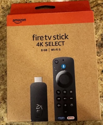 Amazon Fire TV Stick 4K Select 8 GB Wi-Fi 5 control remoto por voz Alexa nuevo en caja Foto 1 de 3