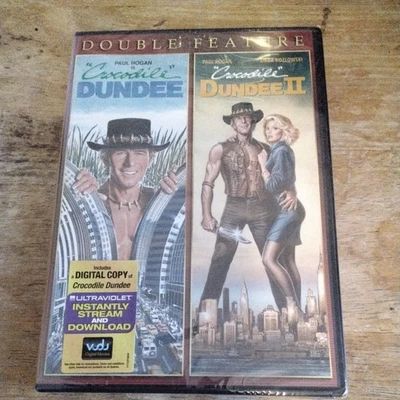 Crocodile Dundee / Crocodile Dundee II (DVD, 1988) NEW SEALED! - Image 1 of 2