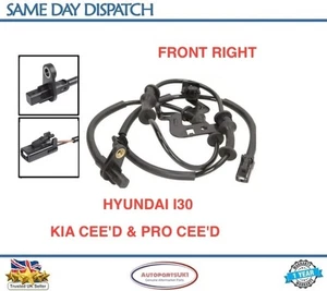 Front Right ABS Sensor for Hyundai i30 2nd Generation and Kia Cee'D & Pro Cee'D - Picture 1 of 2