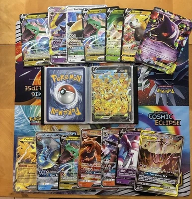 Pokemon Card Full Art Alt Art Promo Jumbo Fire Charizard Ganger Binder 53 Cards - Image 1 of 4