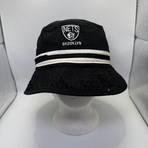 Mitchell & Ness Brooklyn Nets Size Bucket Hat Cap Team Colors - Picture 1 of 6