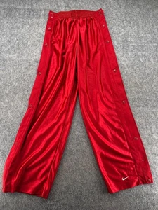 Pantalones Nike De Colección Para Hombre L Rojo Tear Break Away Calce Suelto Botones A Presión Y2K - Imagen 1 de 15