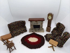 Dollhouse Furniture, Living Room Set - Picture 1 of 13