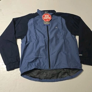 NWT Runners World Windstopper Mens Large Jacket Black Lightweight Black - Picture 1 of 11