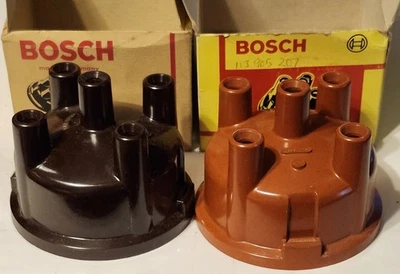 VW Beetle Bus Type 2 3 1961-64 Bosch Distributor Cap 90mm 113905207 German NOS  - Image 1 of 4