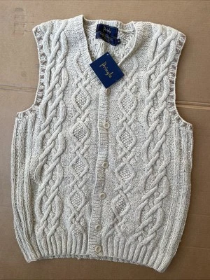 Pringle Mens Button Front  V neck cardigan sweater  Wool Size M - Image 1 of 4