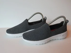 Skechers Goga Max Slip On Mesh Shoes Sz 6.5 Black White Comfort Lightweight Gen5 - Picture 1 of 11