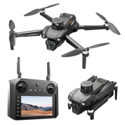 8K MAX Drone 4.5" Screen WIFI FPV  HD Dual Camera Selfie Quadcopter+ 3 Battery - Image 1 of 4