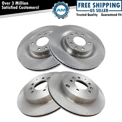 Front & Rear Brake Rotors Set For 2007-2015 Mazda CX-9 - Image 1 of 4