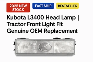 Fit To Kubota L 3400 Head Lamp Head Light Front Light Front lamp with bulb - Picture 1 of 16