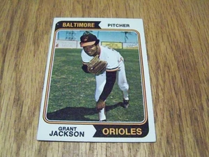 GRANT JACKSON 1974 TOPPS BASEBALL CARD # 68 - Picture 1 of 1