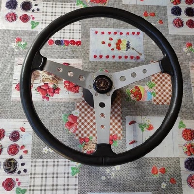 INNOCENTI MINI/CLASSIC MINI ORIGINAL HELLEBORE STEERING WHEEL - Bild 1 von 4