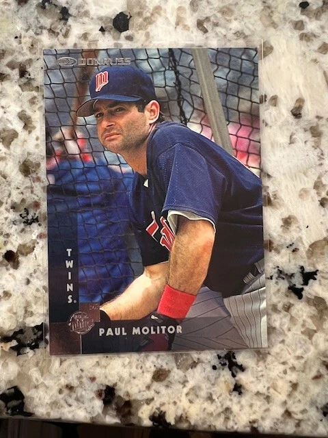 1997 DONRUSS MLB CARD MINNESOTA TWINS PAUL MOLITOR #39 - Imagem 1 de 1