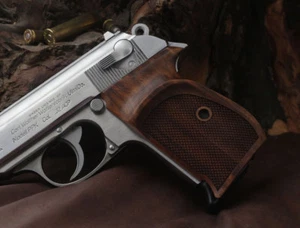 Walther PPK American / German Made Walnut Griffe (NICHT kompatibel mit Arkansas) - Bild 1 von 2