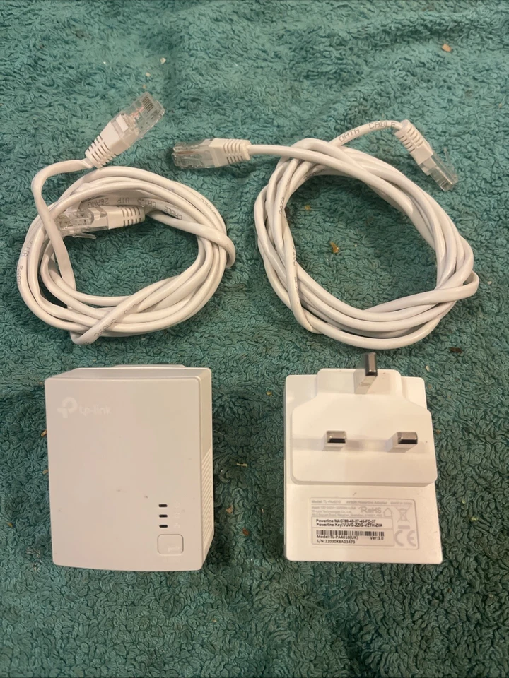 2 X TP-LINK TL-PA4010 AV600 Add-On NANO ETHERNET POWERLINE ADAPTER 1370 (0882) - Image 1 of 1